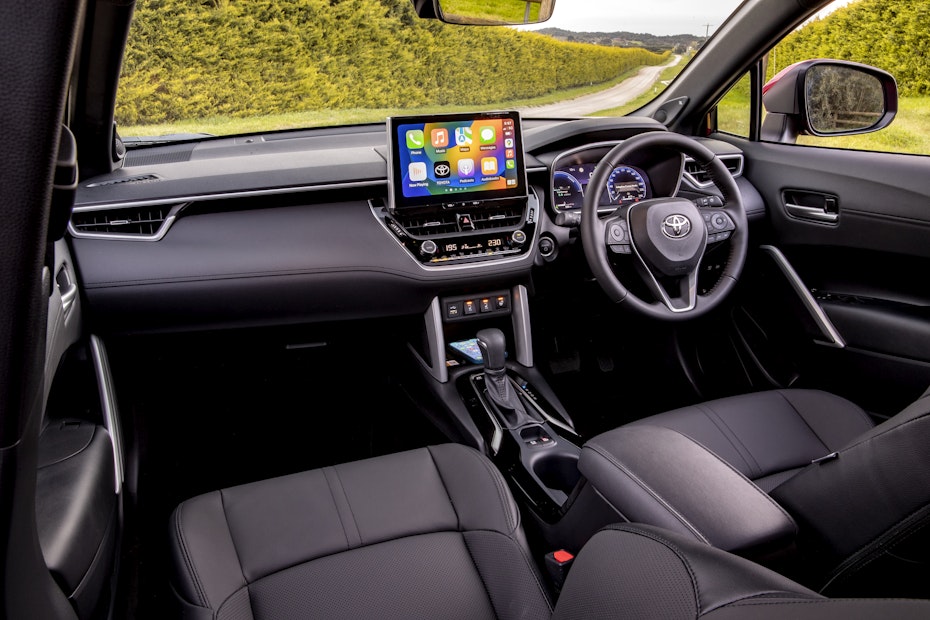 interior of toyota corolla