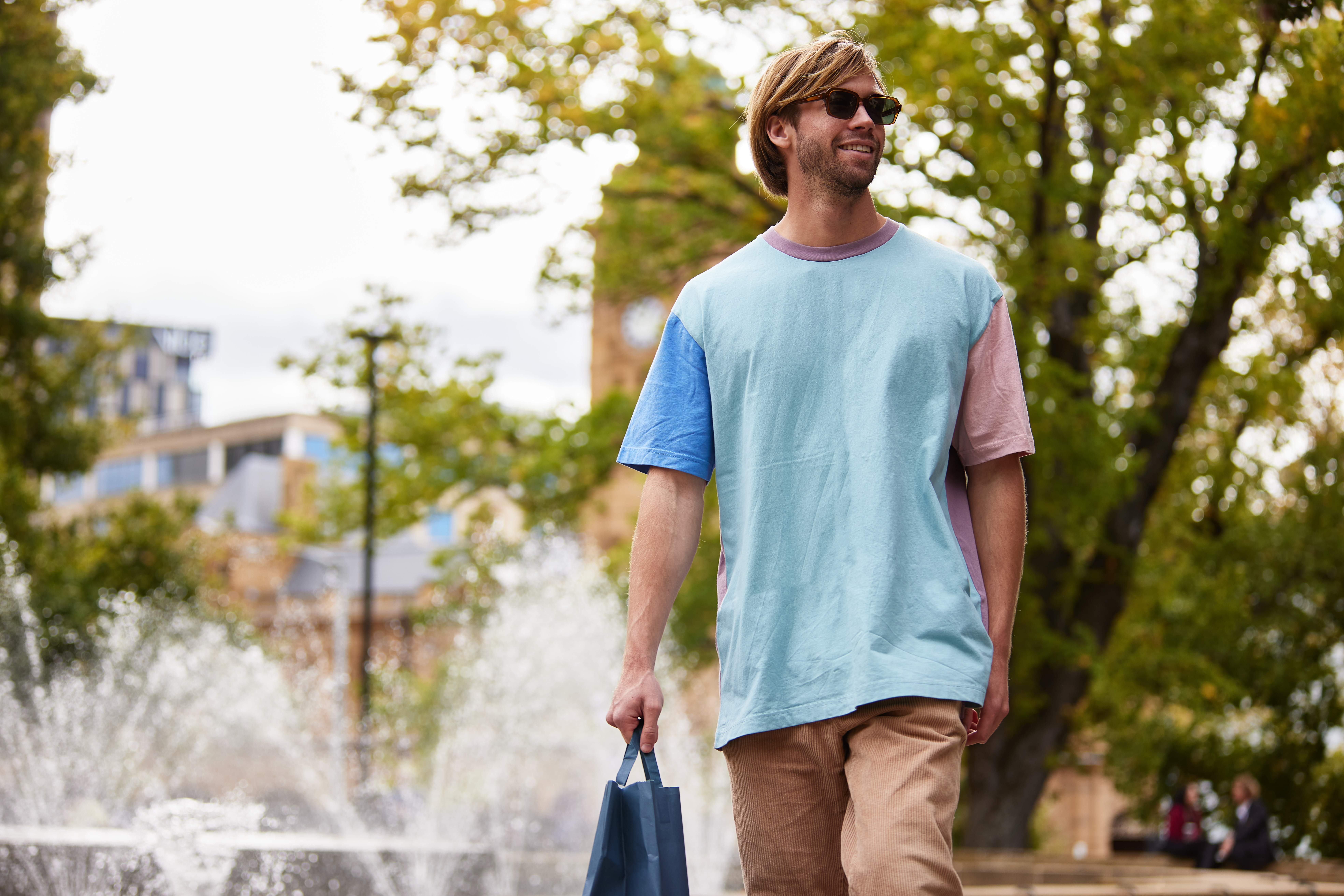 Man with shopping bag