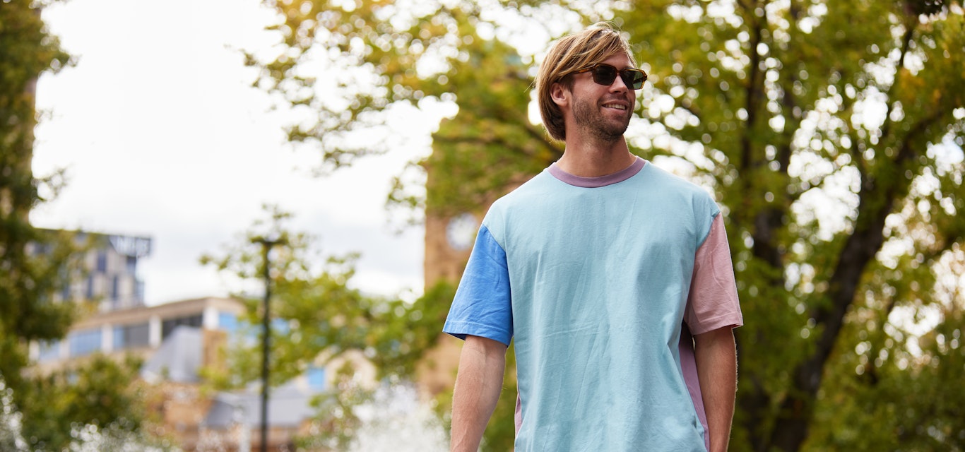 Man with shopping bag