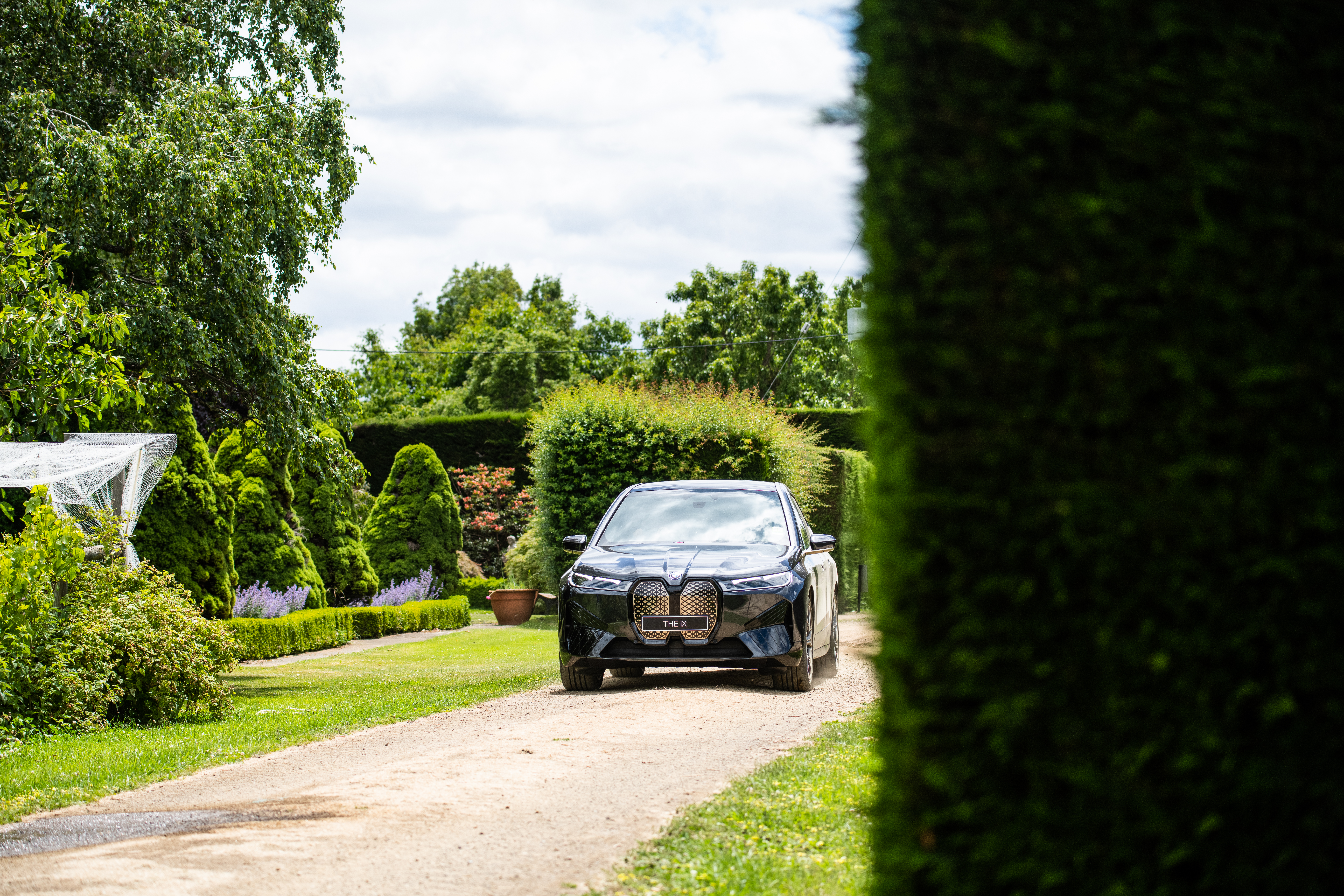 BMW xDrive on gravel road