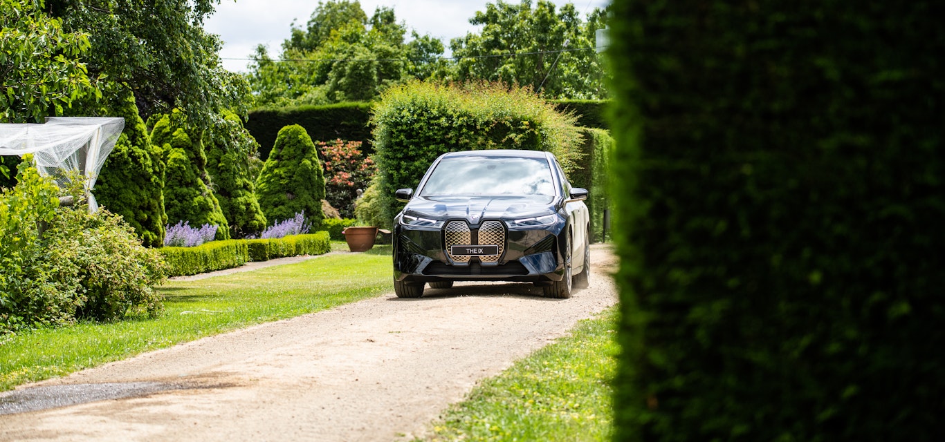 BMW xDrive on gravel road