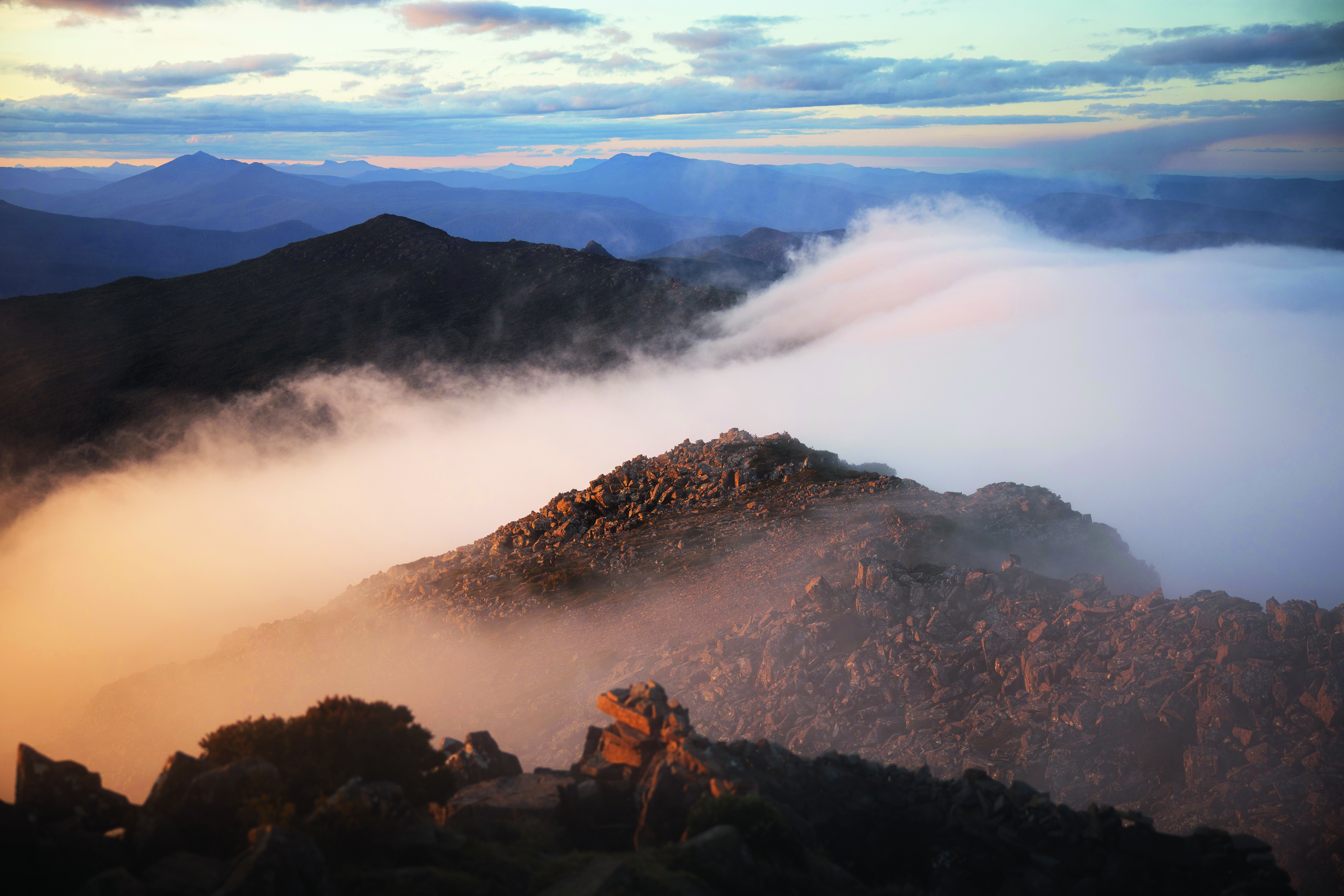 Mist over Hartz Mountains National Park