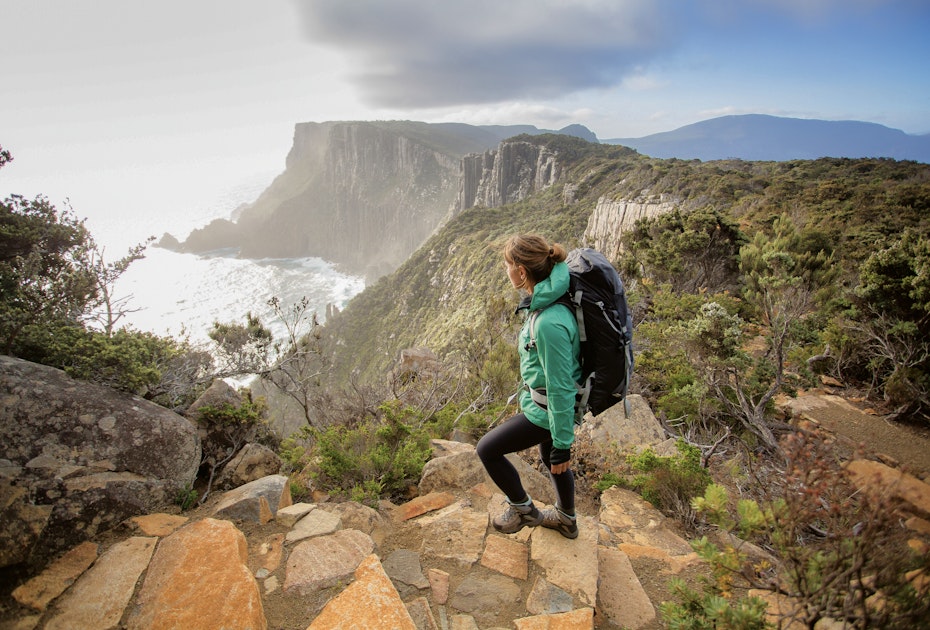 Cape Pillar and the Blade on Three Capes Track