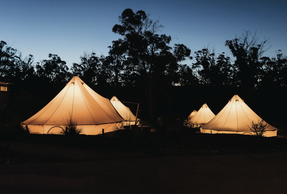 Bay of Fires glamping tents