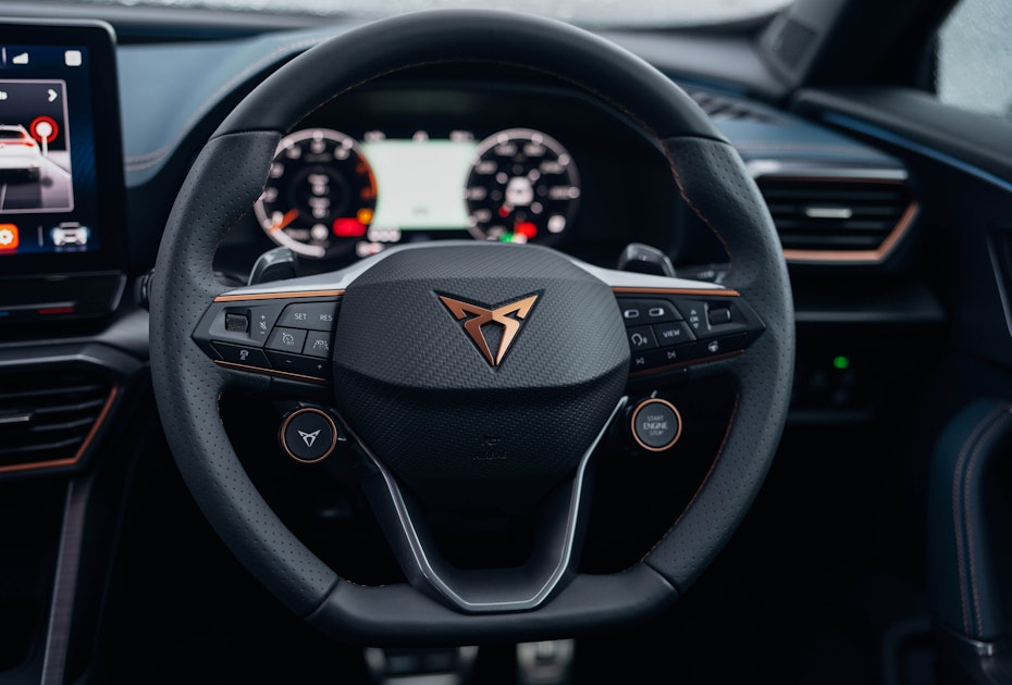 Cupra steering wheel