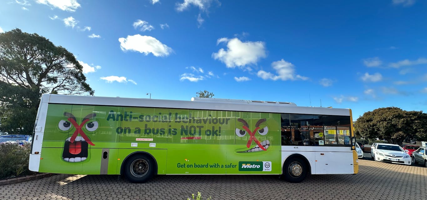 It's NOT ok branding on Metro bus