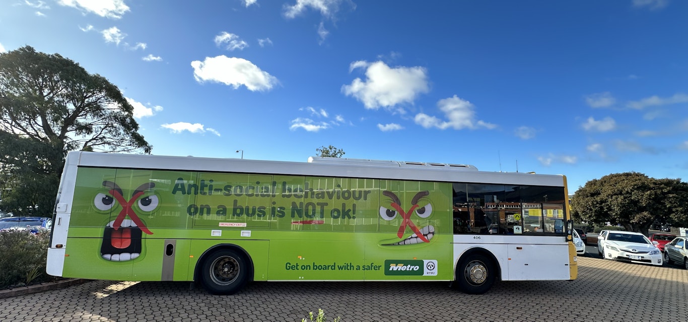 It's NOT ok branding on Metro bus