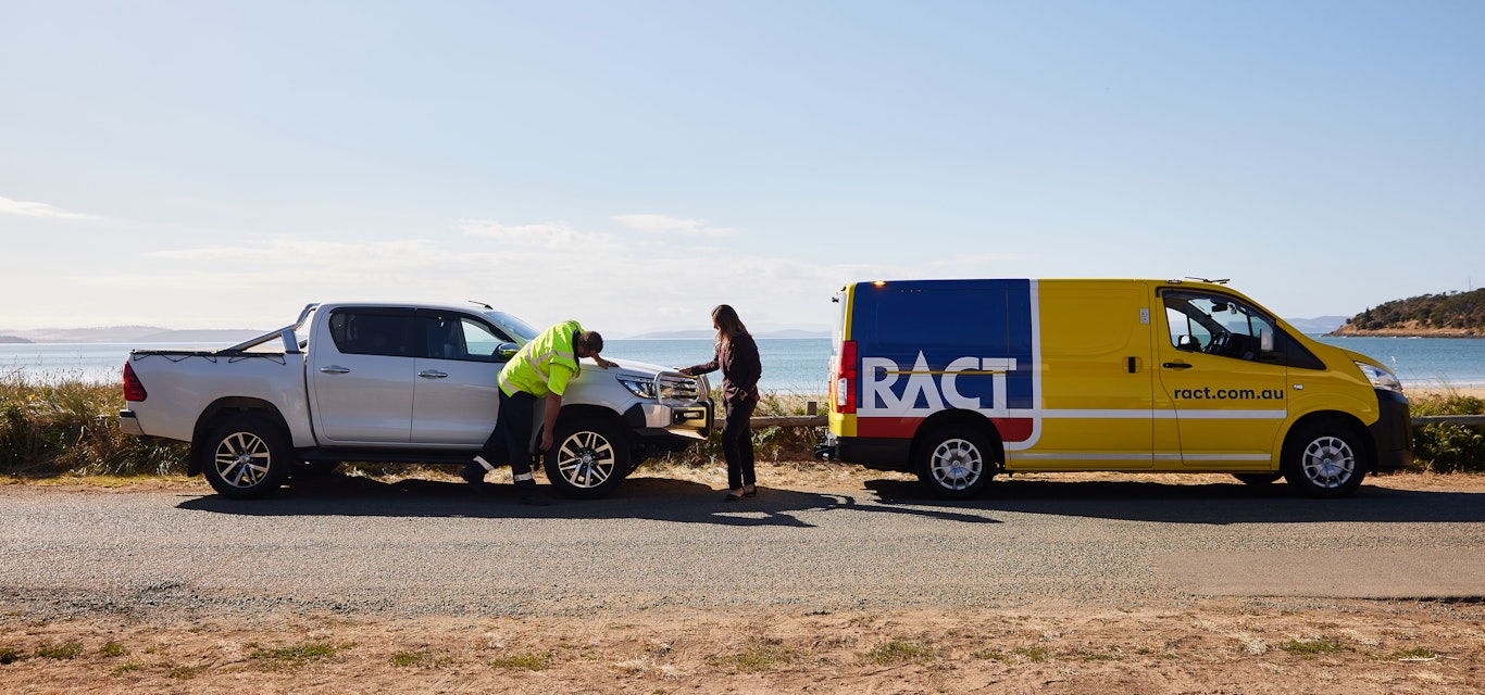 Roadside assistance for car broken down.
