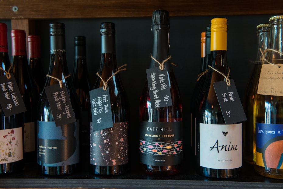 Harvest & Light's wine selection