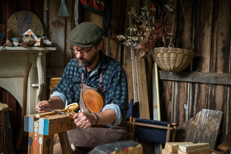 Spoon making at Phoenix Creations