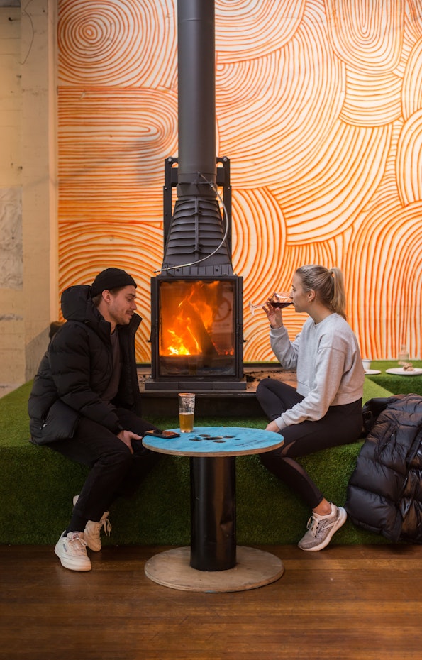 Cosy spaces at Du Cane Brewery and Dining Hall