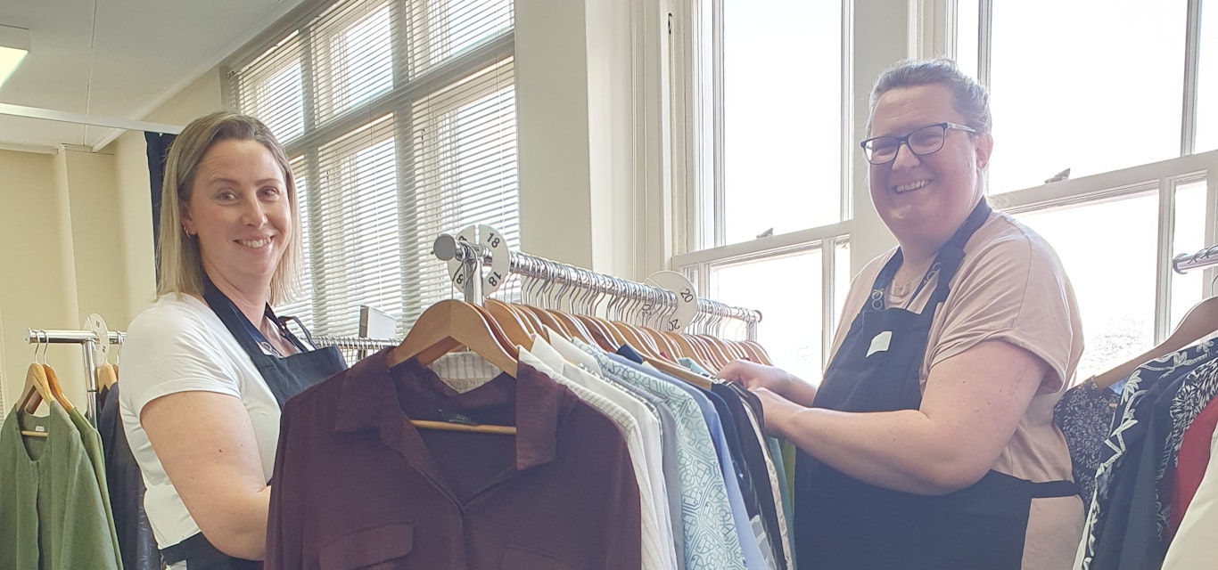 RACT team at Dress for Success boutique