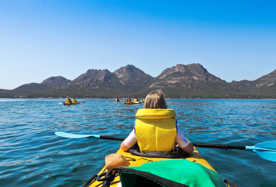 Kayaking opportunities abound with Freycinet Adventures
