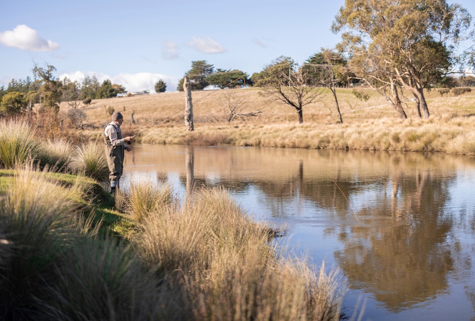 Enjoy a quiet afternoon river-side with Trout Territory