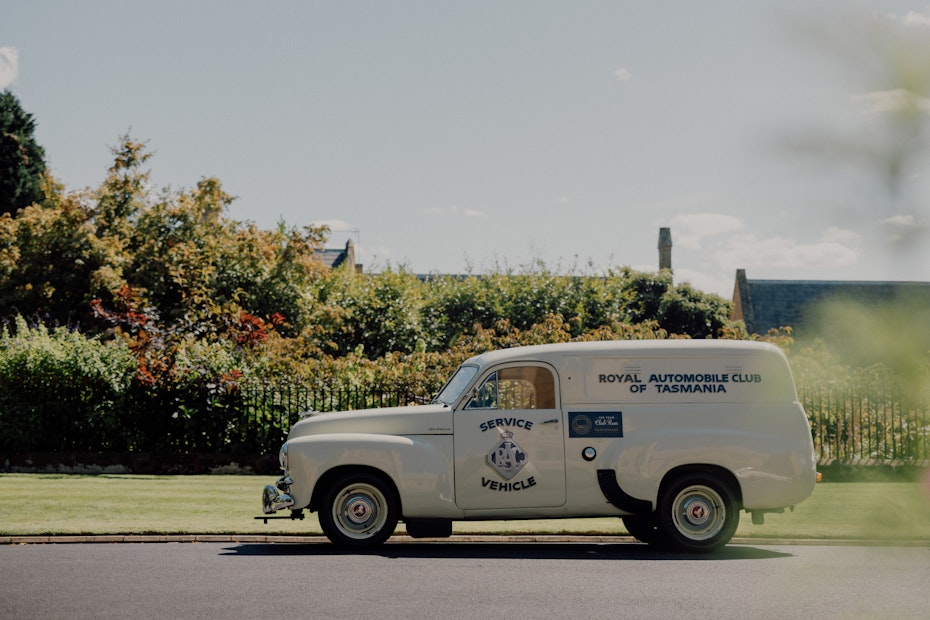 RACT vehicle at club run at Government House