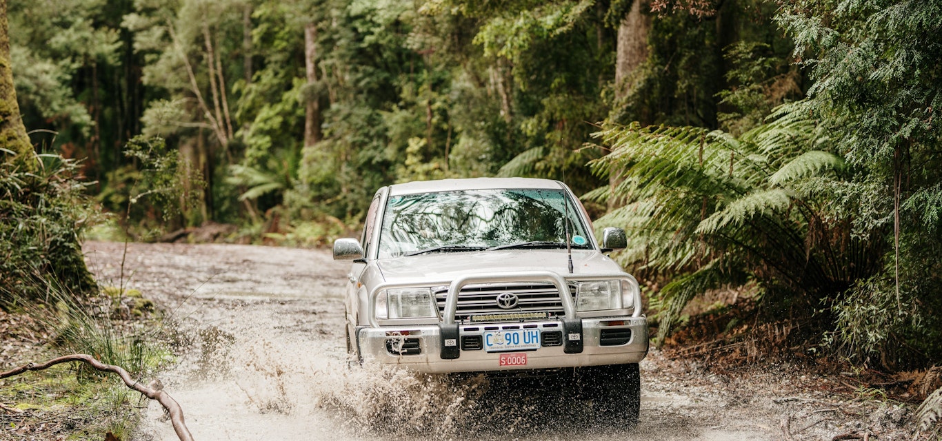 4WD in muddy Smithton 4WD in muddy Smithton