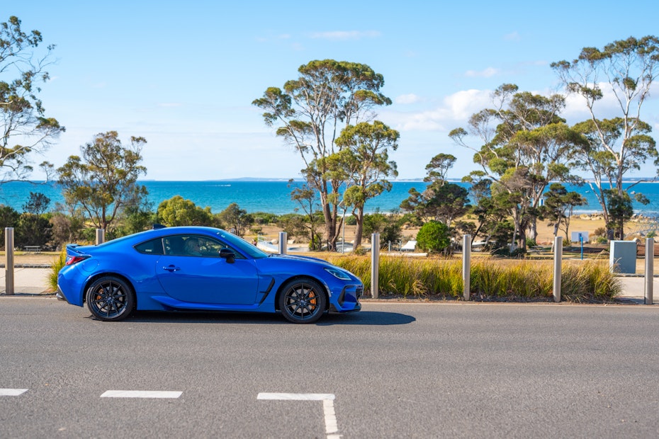 The sleek lines of the BRZ tS