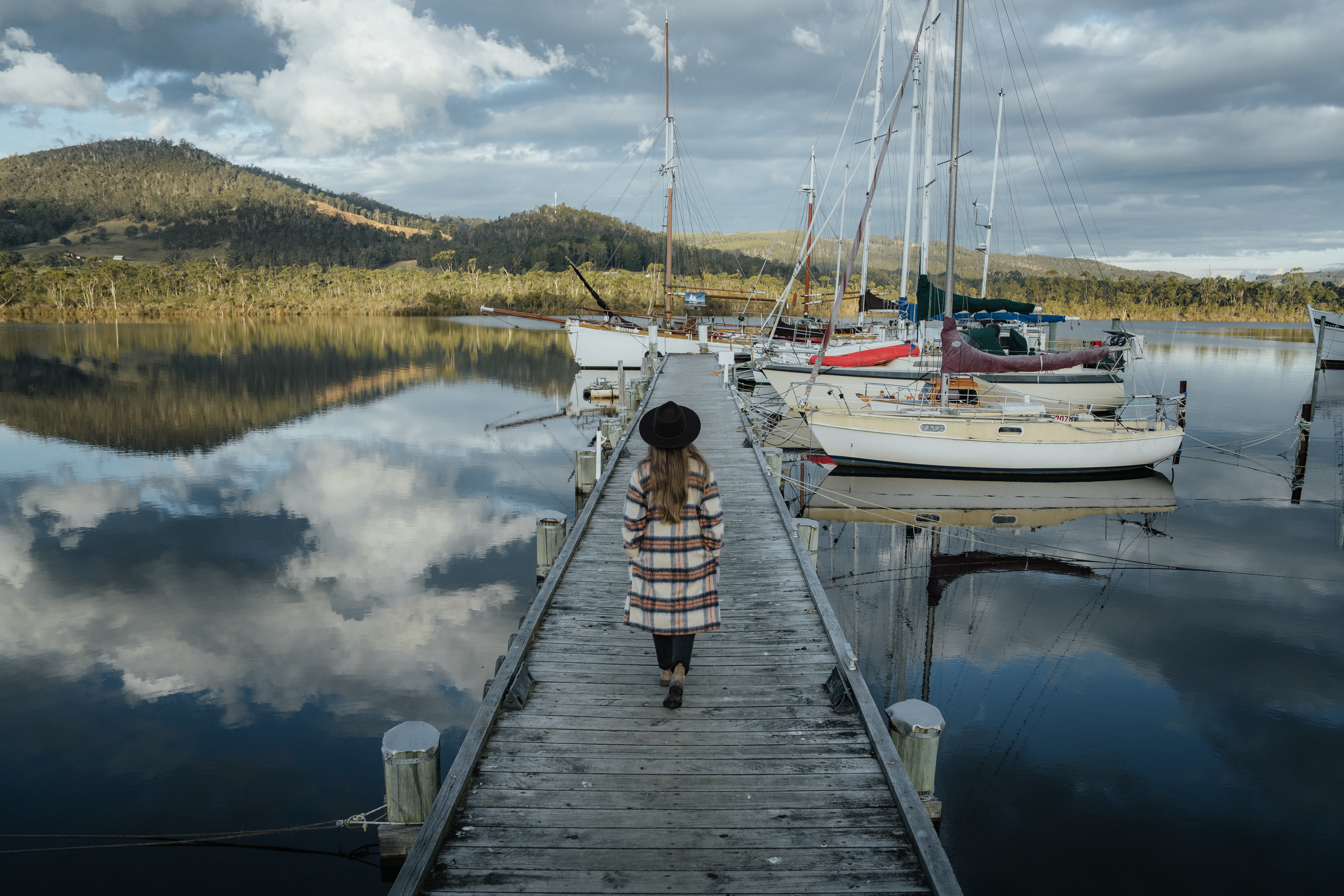 The placid Huon River