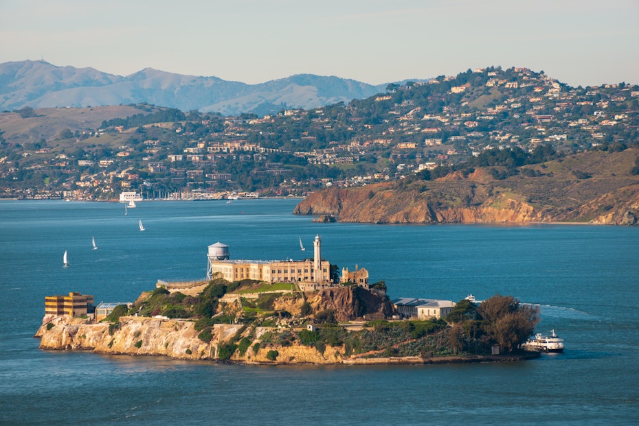 Alcatraz island prison, San Francisco  Bay