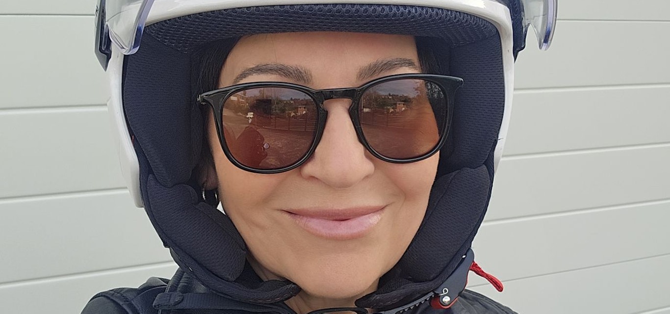 RACT member and motorcyclist, Linda Manaena RACT member and motorcyclist, Linda Manaena