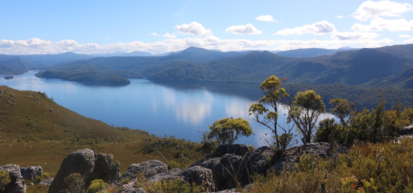 Alice Cerchez snapped Lake Herbert from the Mt Farrell walking track above Tullah Alice Cerchez snapped Lake Herbert from the Mt Farrell walking track above Tullah