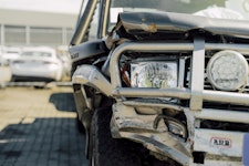 Damaged car