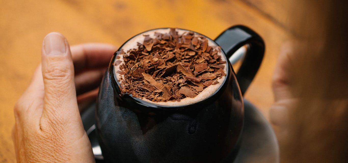 A tasty hot chocolate from Anvers Tasmania