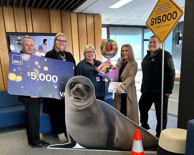 Burnie seal the deal winner with Burnie staff