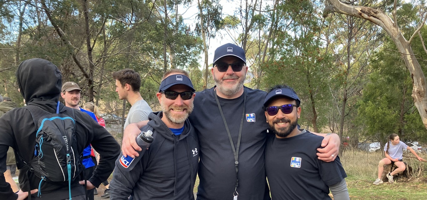 RACT team members at their local Parkrun.