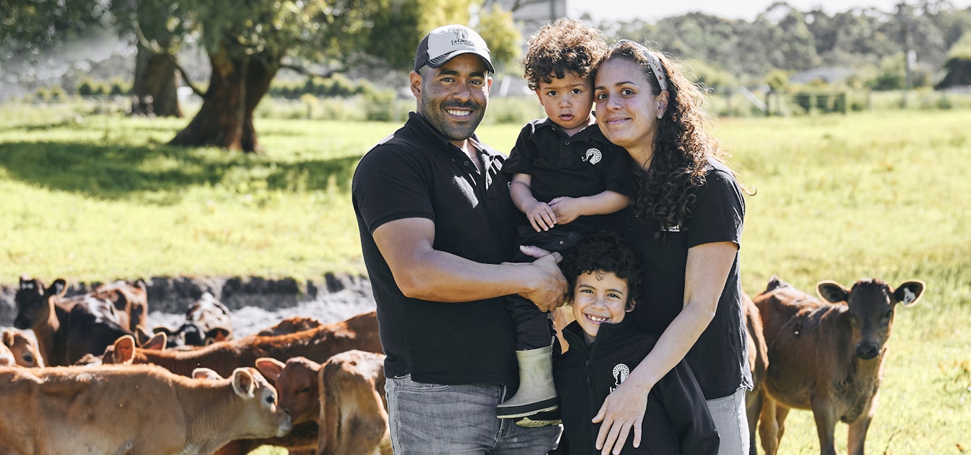 Genaro and Rosselyn Velasquez with their sons Gabriel and Diego.