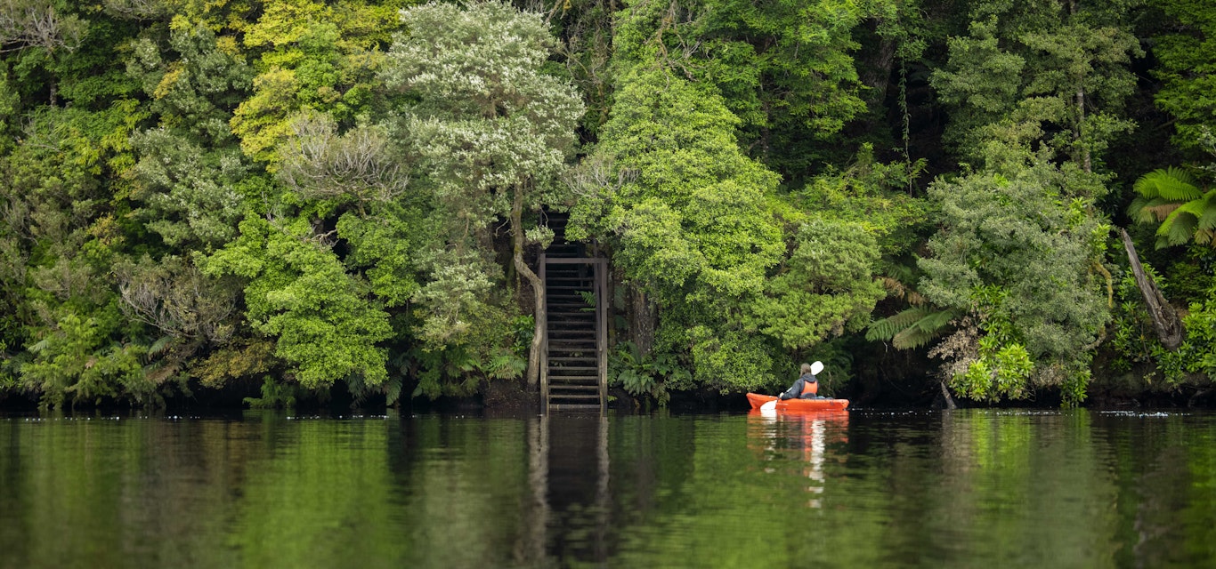 Water adventures at Corinna. Credit: Wild Road Wanderers