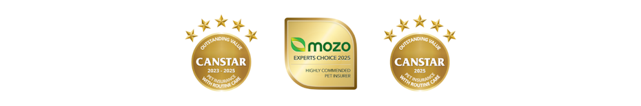 Petinsurance.com.au awards Mozo and Canstar