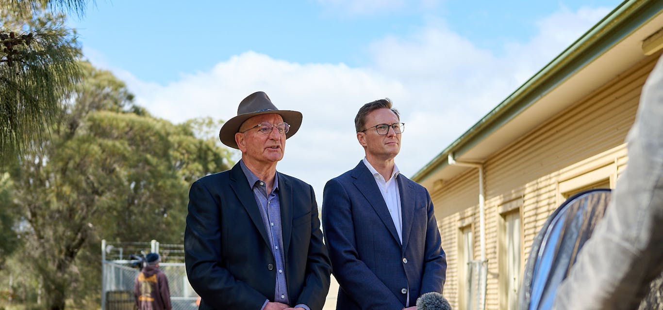 Professor Bowman and Mr Mugnaioni on Monday.