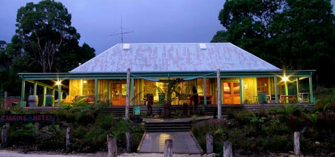 Tannin at the Tarkine Hotel, Corinna
