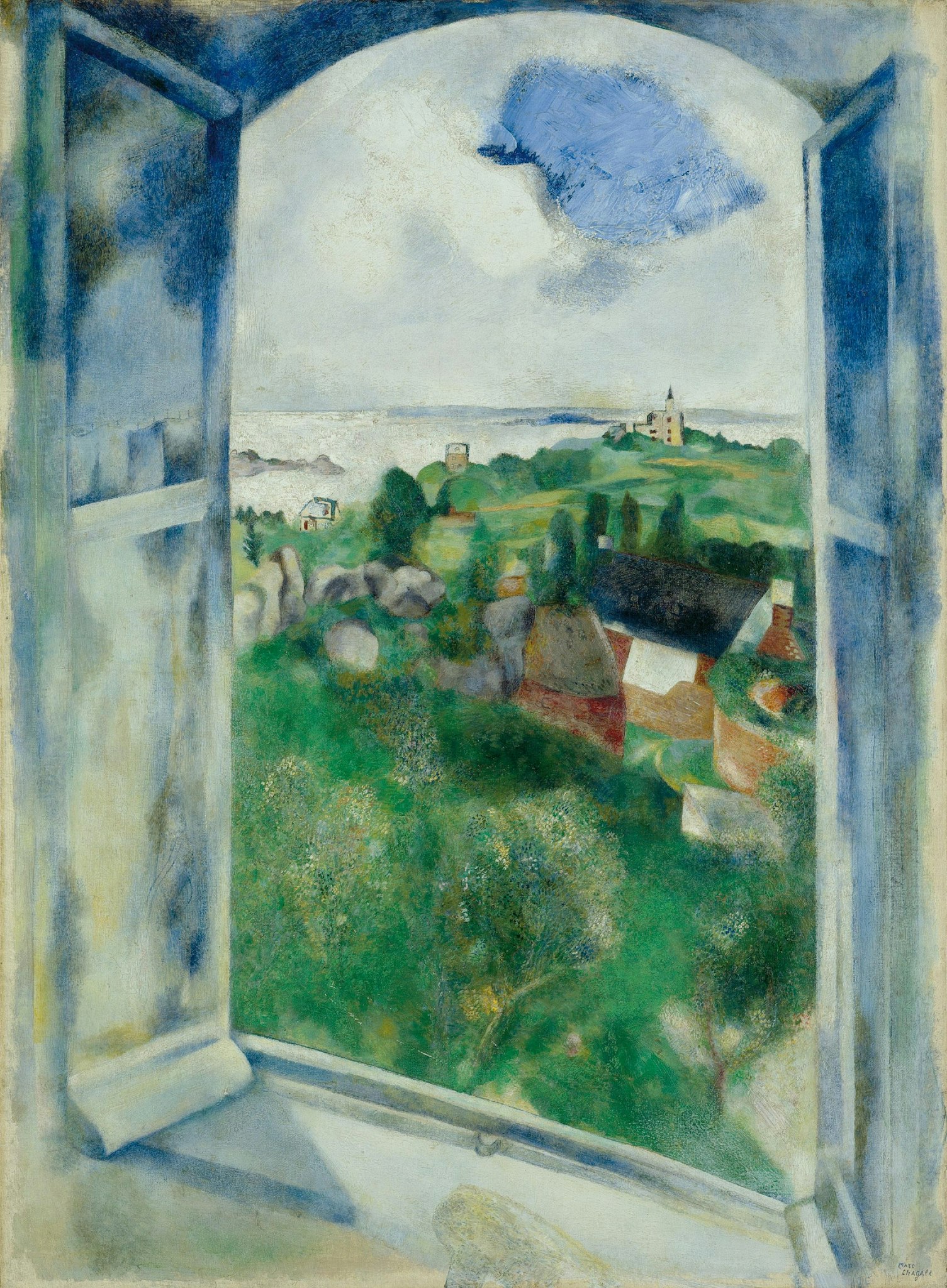 Marc Chagall、Les Paysans Russes にく