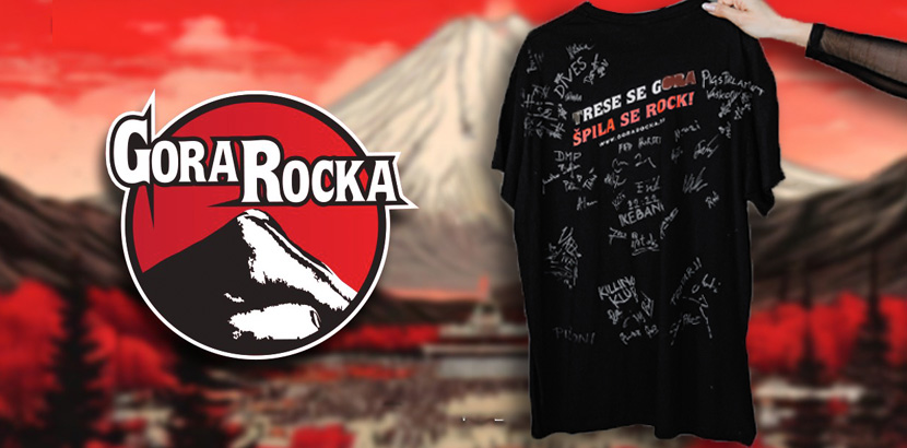 DOBRODELNA LICITACIJA: MAJICA S PODPISI ROKERSKIH LEGEND