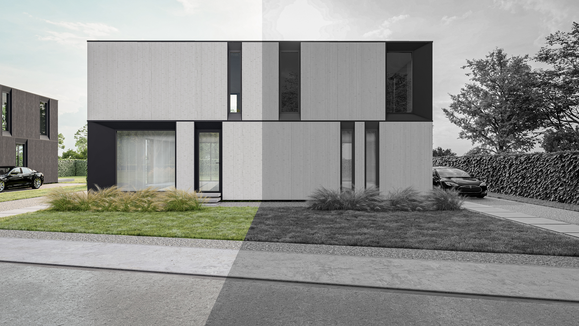 Nieuwbouw houtskelet Genk Kastertstraat woning 3