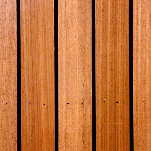 Detail naturel houten exterieur