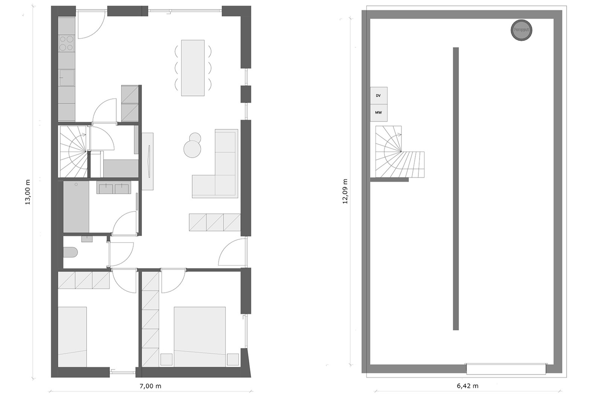 Plan Skilpod #90 met kelder/garage