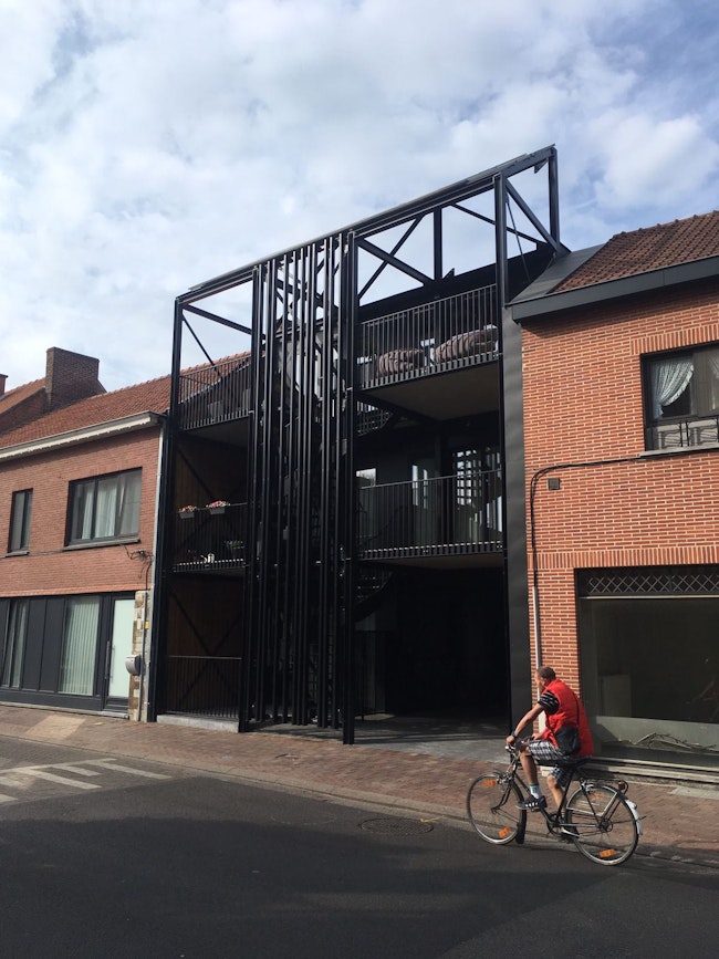 Skilpod modulaire appartementen Diepenbeek