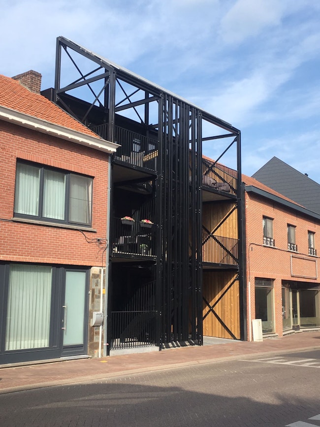 Skilpod modulaire appartementen Diepenbeek