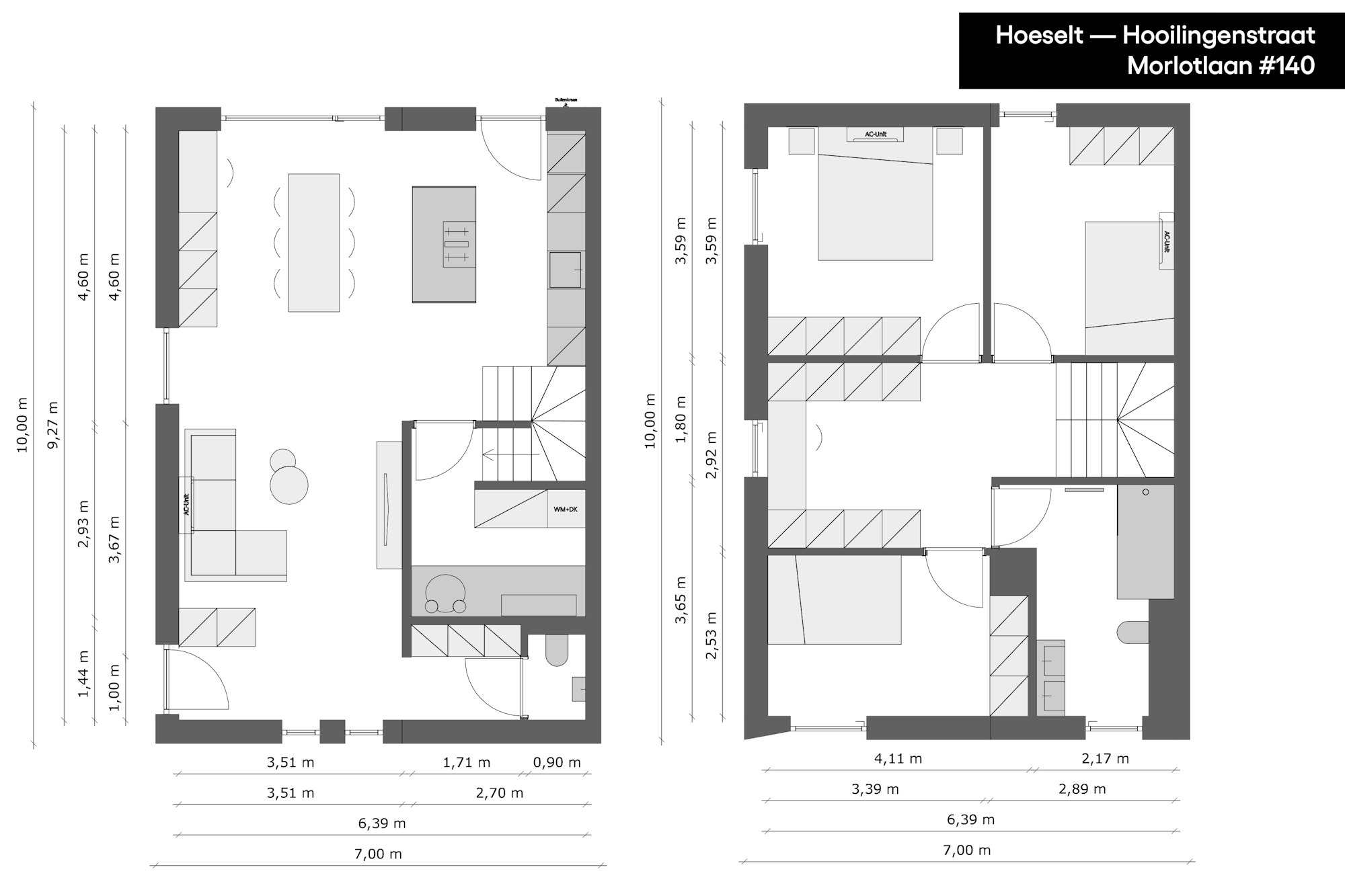Skilpod nieuwbouwproject Hoeselt Hooilingenstraat plan