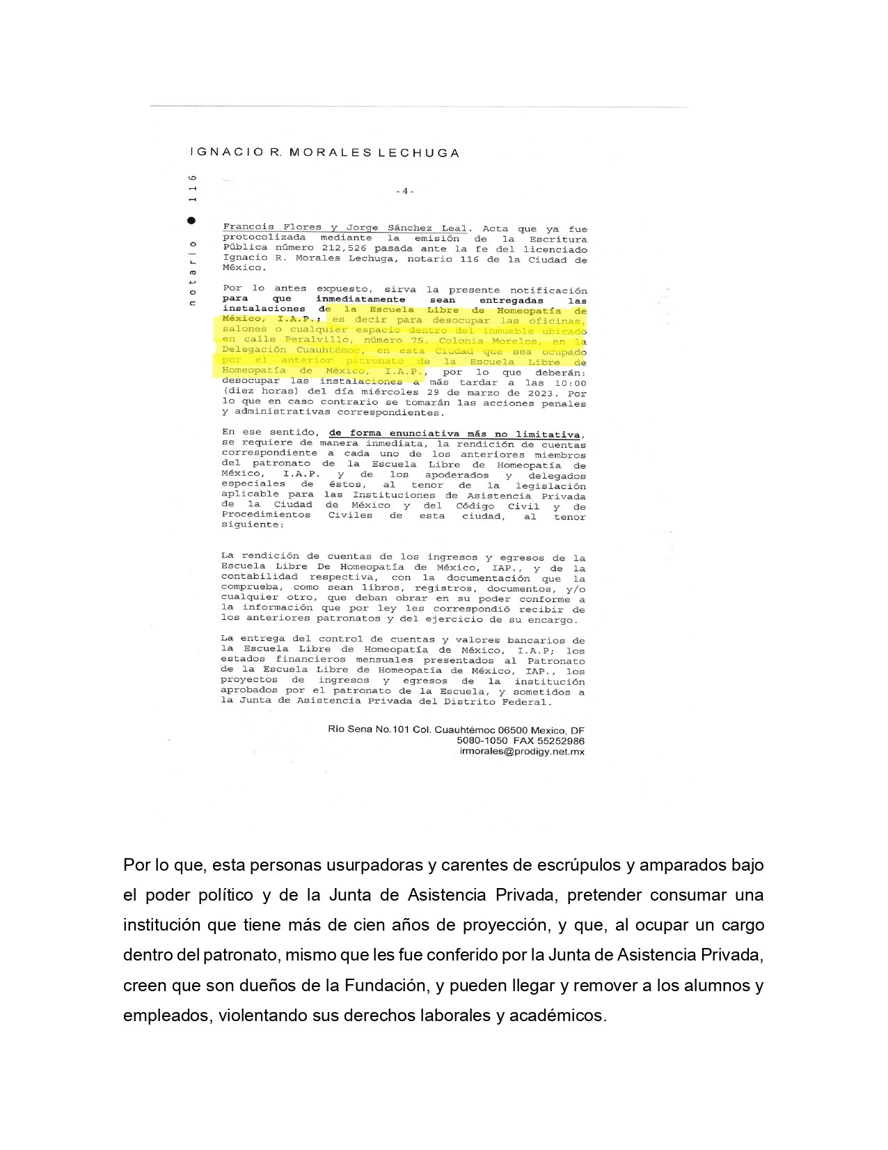 informacion