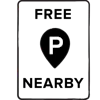 Kostenloses Parken in der Nähe