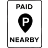 Paid parking nearby 