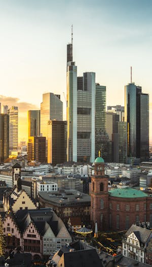 View of the Frankfurt Skyline