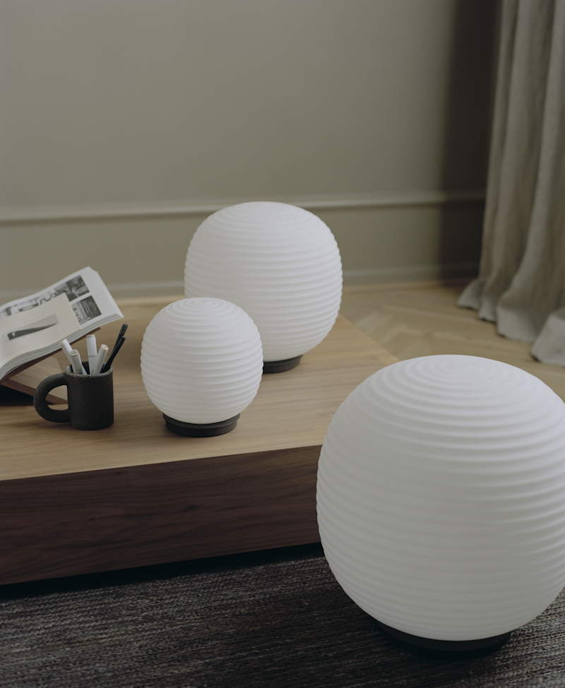 Lantern Globe Table Lamp Medium