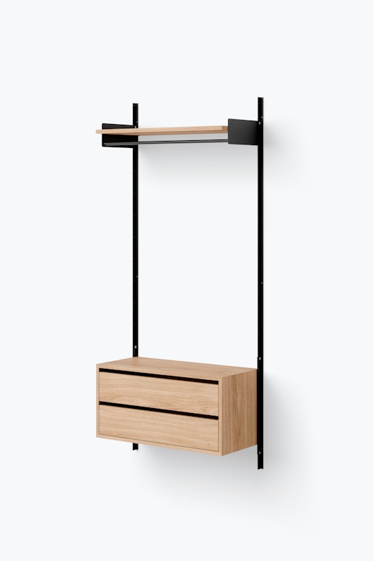 New Works Wardrobe Shelf Cabinet w. Drawers 