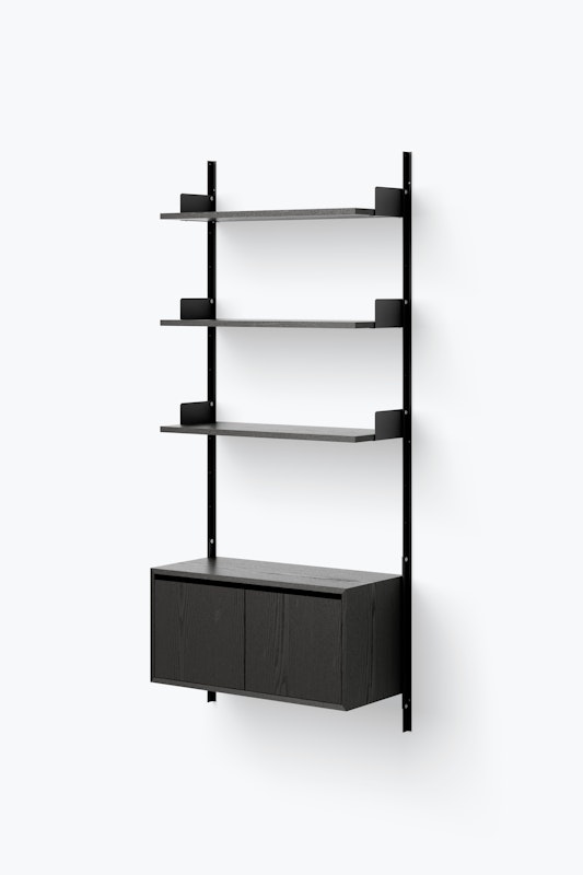 New Works Wall Shelf 1900 Cabinet Low w. Doors