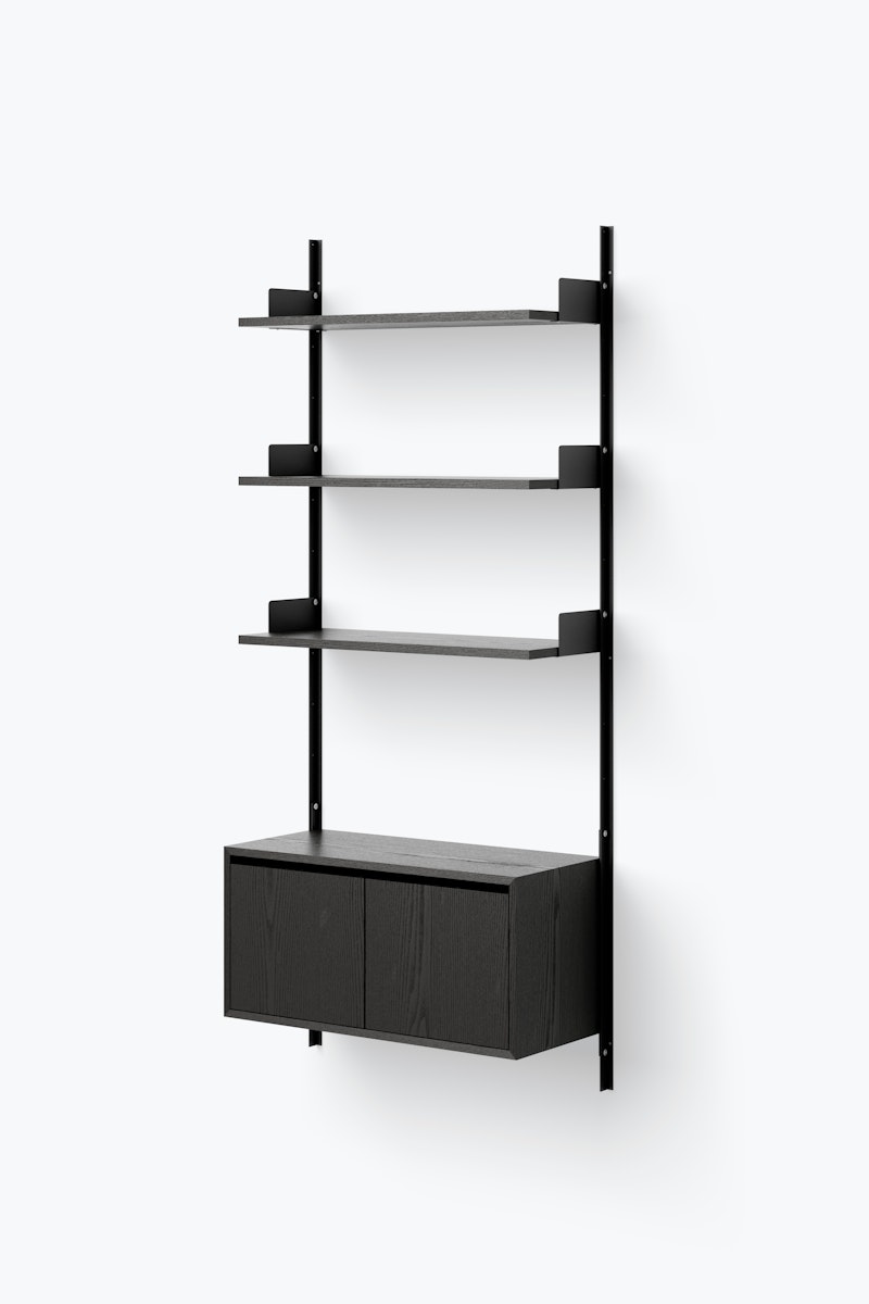 New Works Wall Shelf 1900 Cabinet Low w. Doors